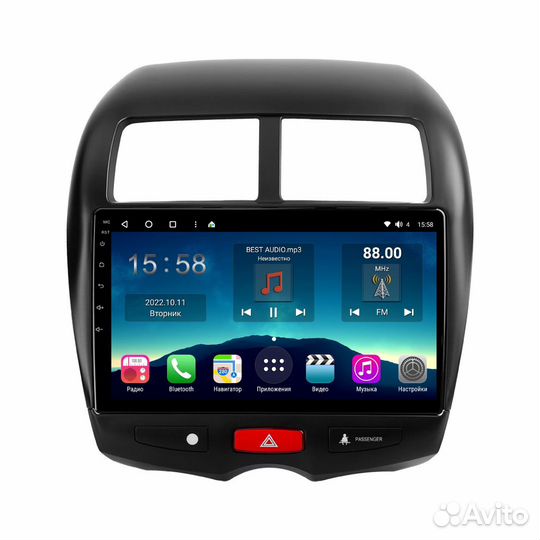 Магнитола mitsubishi asx