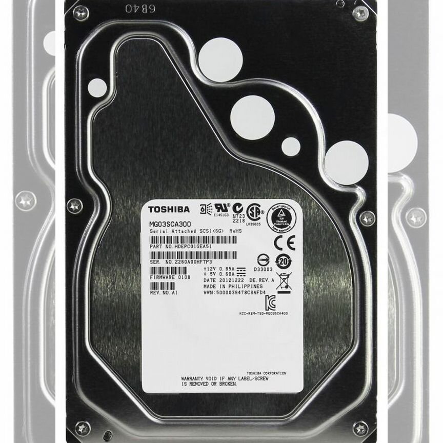 [MG03SCA300] Жесткий Диск Toshiba 3tb 7200 Sas 3,5" Mg03sca300