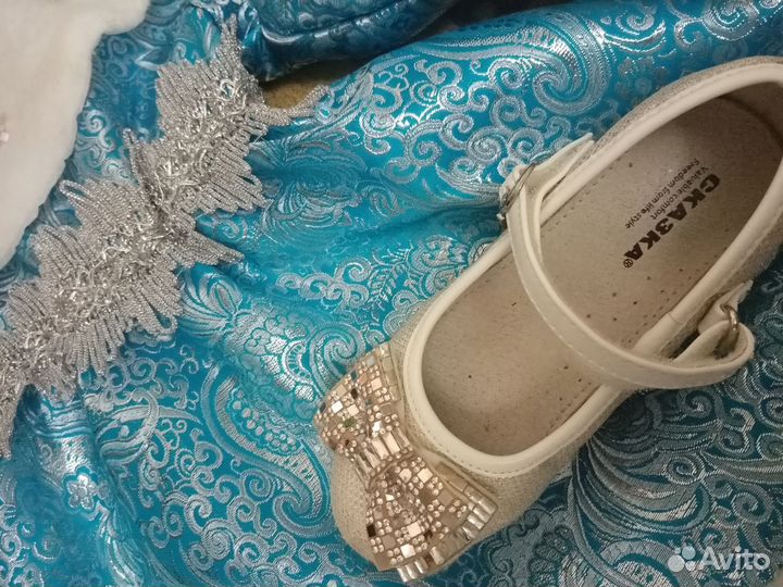 Костюм снегурочки, 4/7лет