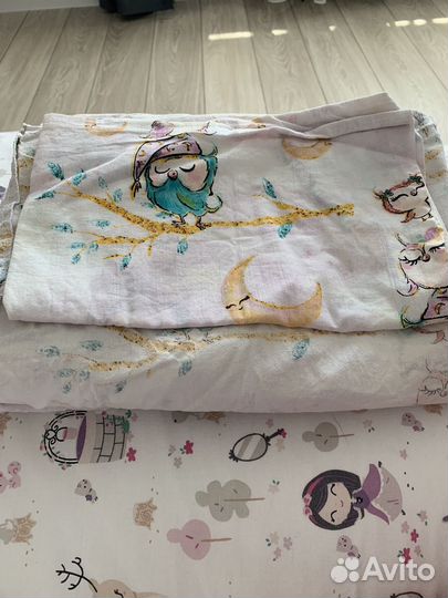 Набор постельного белья в детскую кроватку