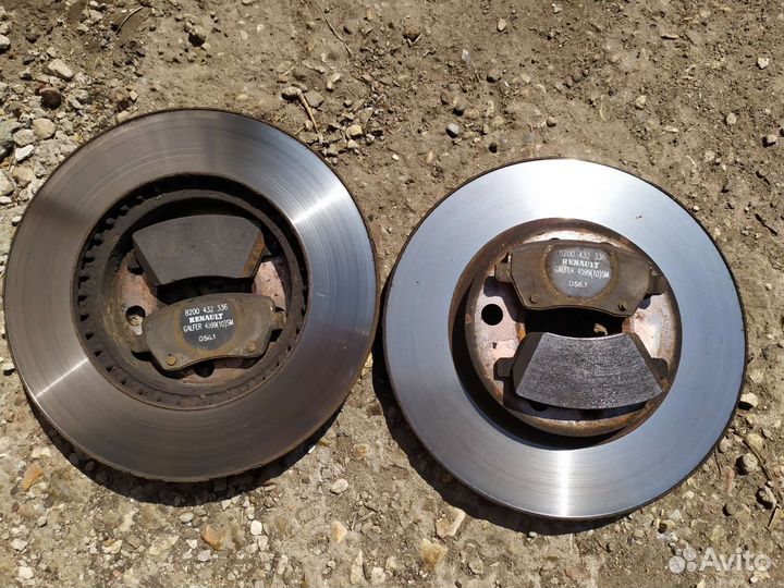 Тормозные диски и колодки Рено
