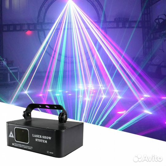 Светомузыка Сверх-мощный лазер 500mbt 3d Lazershoy