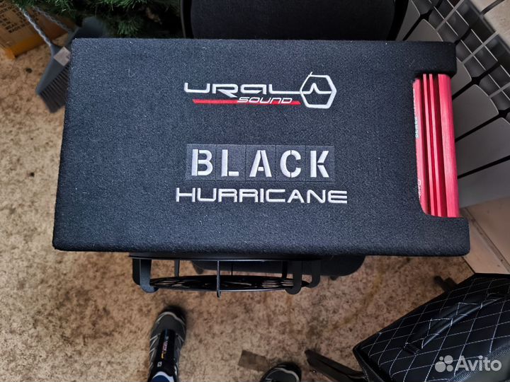 Активный сабвуфер Ural Hurricane Black