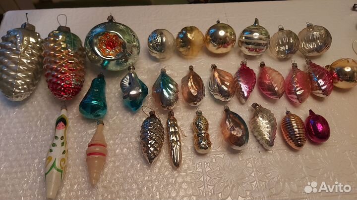 Елочные игрушки СССР