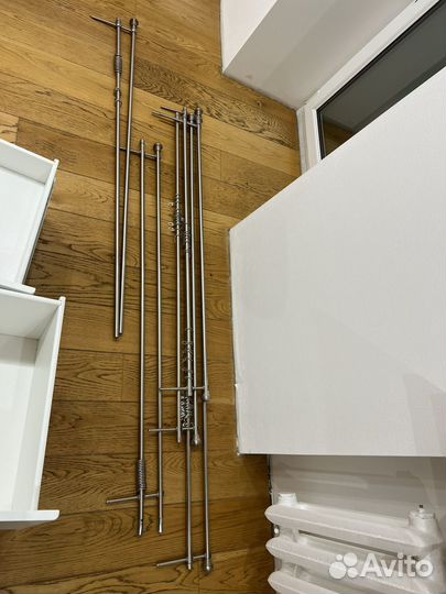 Карнизы для штор двухрядный металлический