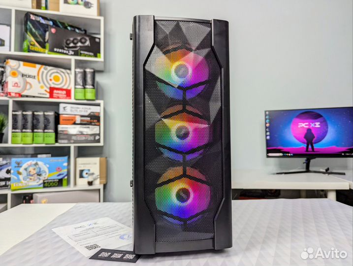 Игровой пк GTX1660TI, DDR4 32GB, 12/24ядр, ssd512g