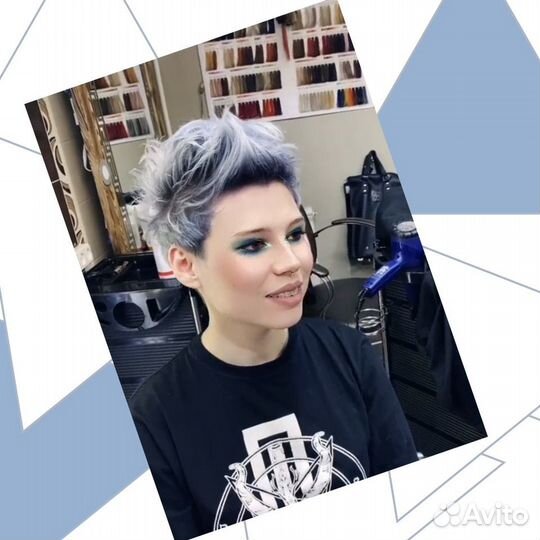 Стильные окрашивания с акцентом. Смена цвета