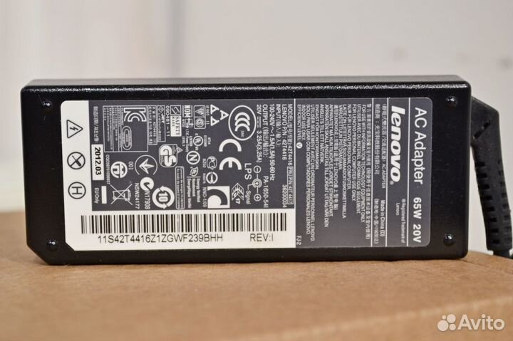 Блок питания к ноутбуку Lenovo 42T4416 20В 3.25А