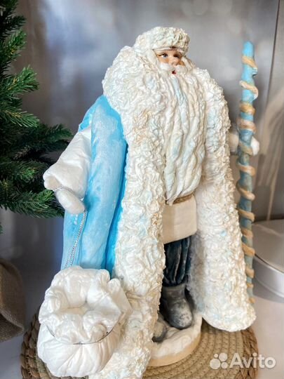 Мастер класс дед Мороз из ваты под елку СССР