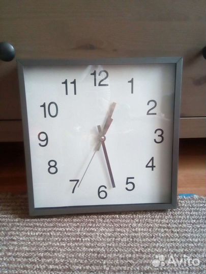 Часы настенные IKEA метал