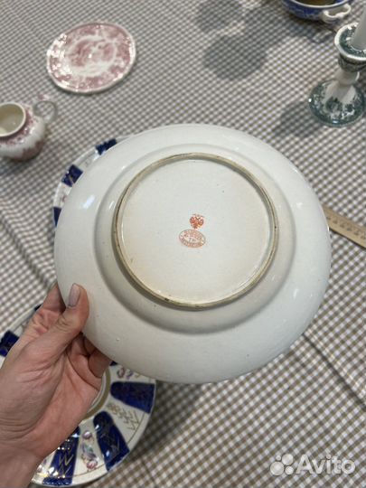 Тарелка фарфор, Кузнецов. Винтаж
