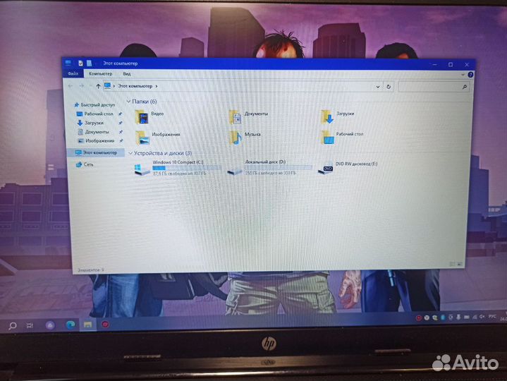 Большой игровой ноутбук HP 2видеокарты/17.3
