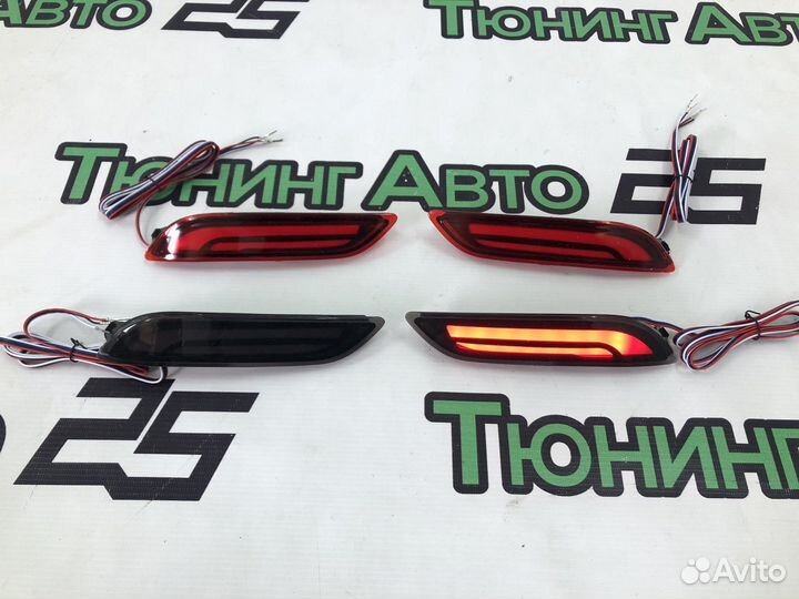 Катафоты (фонари) в задний бампер Toyota Camry 70