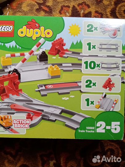 Lego duplo поезд на паровой тяге 10874