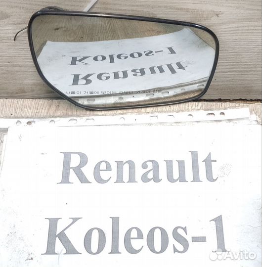 Стекло зеркала Rh Renault Koleos 1, рест., 14г