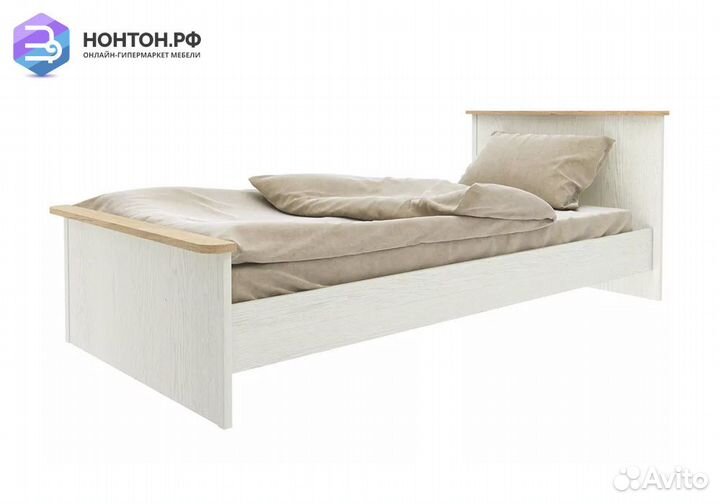 Кровать Тифани дуб небраска / белый