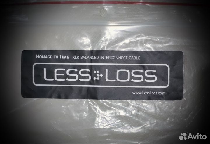 Межблочный кабель xlr LessLoss Homage to Tame