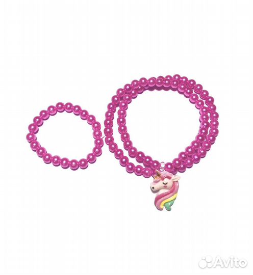 Детские наборы уркашений: бусы и браслет