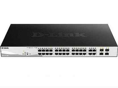 Коммутатор D-Link DGS-1210-28P/F1A 24G 24PoE 193W