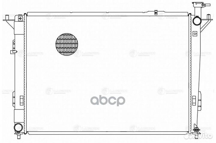 Радиатор hyundai/KIA santa FE/sorento 2.4i M/A