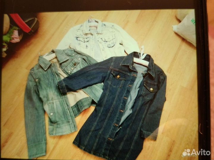 Куртки джинсовые