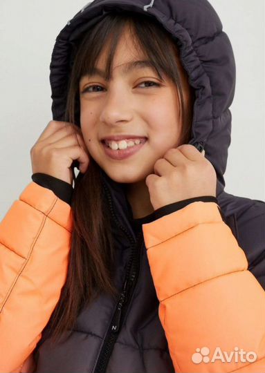 Зимняя куртка горнолыжная для девочки 140