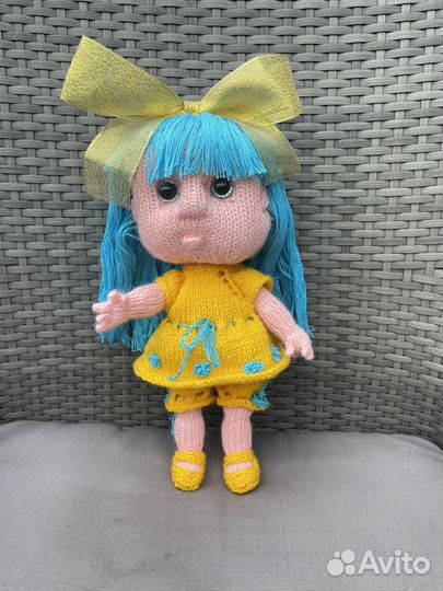 Вязаная игрушка Мальвина