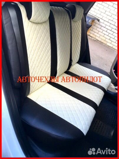 Чехлы Автопилот Hyundai Creta 1 из экокожи Ромб