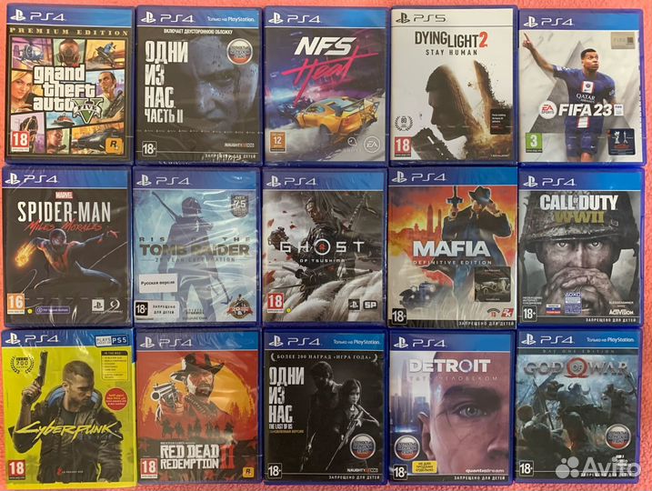 Игры на ps4/ps5 (Моя коллекция)