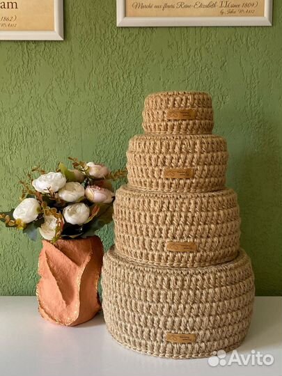 Набор интерьерных корзин