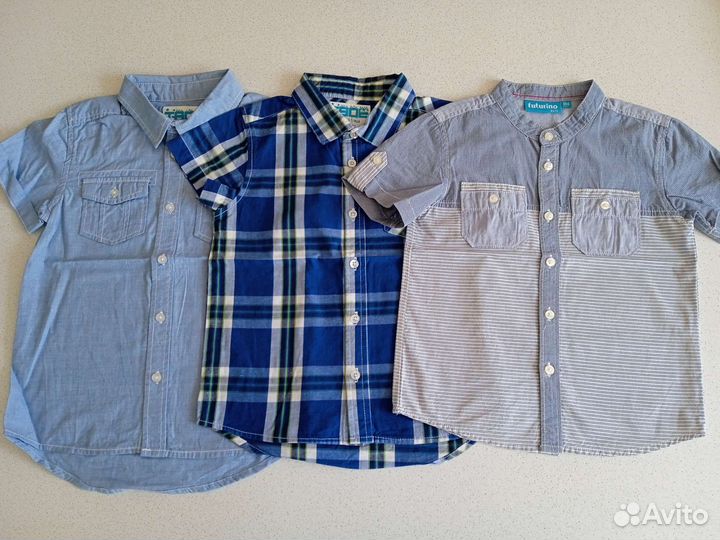 Рубашки на мальчика 3-5 лет
