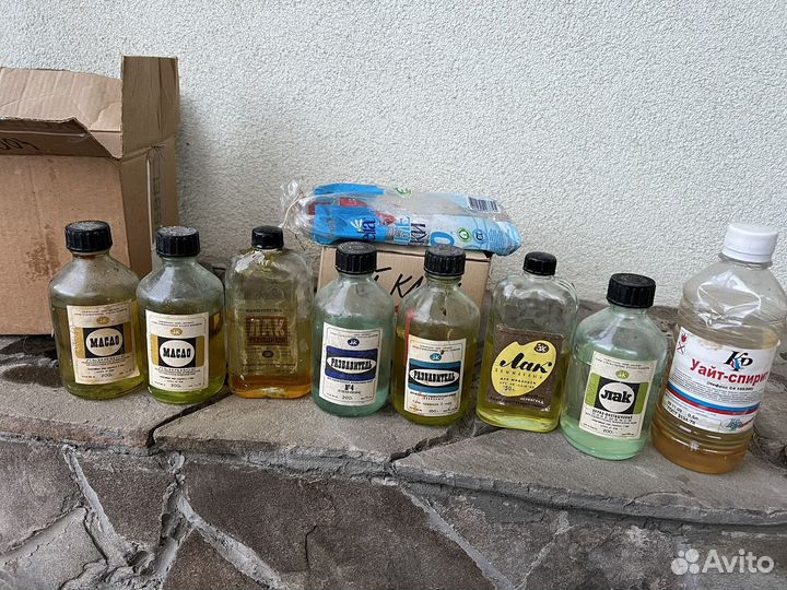 Клей Лак Масло Разбавитель