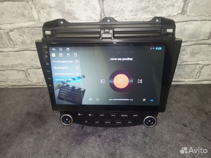 Магнитола Honda Accord 7 на андроид IPS экран