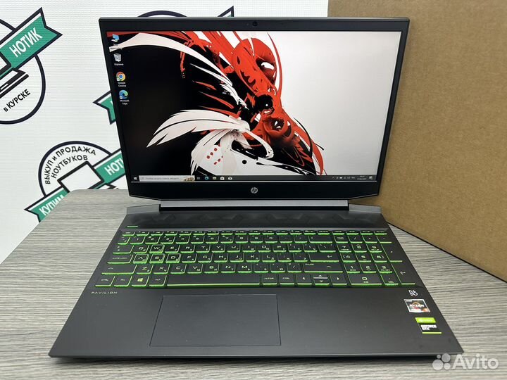 2021 HP 8 ядер Ryzen 5 12Gb GTX1650 DDR6 SSD512