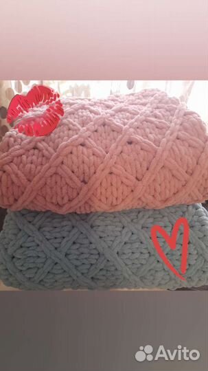 Плед детский плюшевый