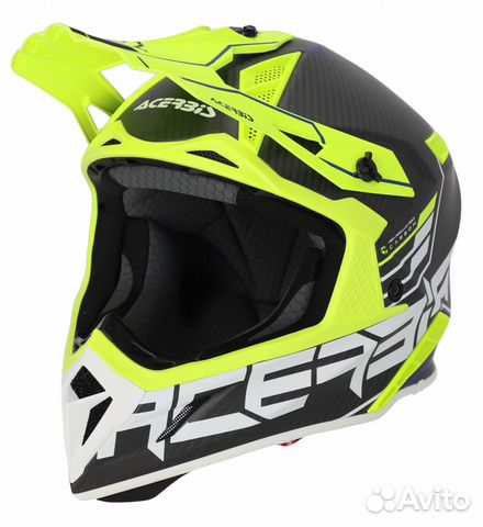 Шлем Acerbis steel carbon 22-06 Black/Fluo