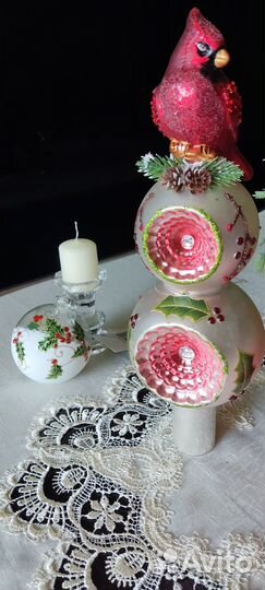 Елочные игрушки стекло новые