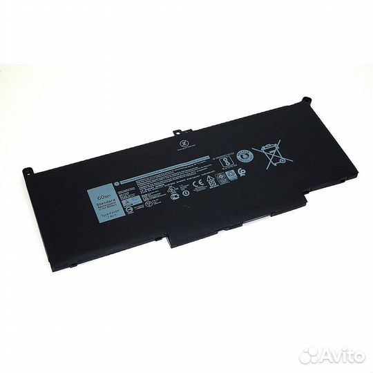 Аккумулятор Dell Latitude 13 7390 7.6V 7500mAh