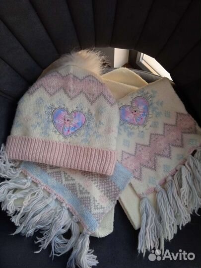 Комплект шапка, шарф
