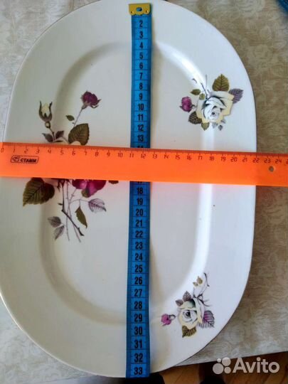 Блюда фарфор кобальт Чехия и Польша