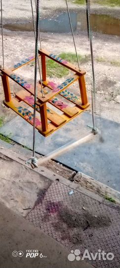 Детская качелька и турник