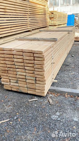 Доска обрезная 40х150х6000мм