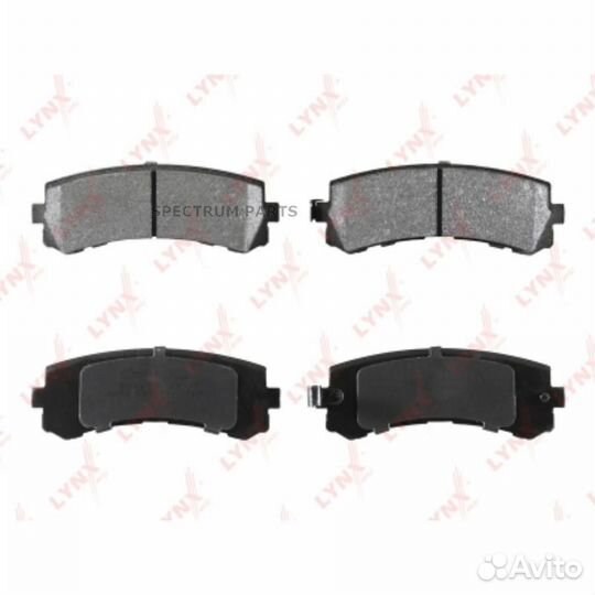Колодки тормозные дисковые зад lynxauto BD5746