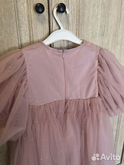 Платье для девочки 110 нарядное розовое