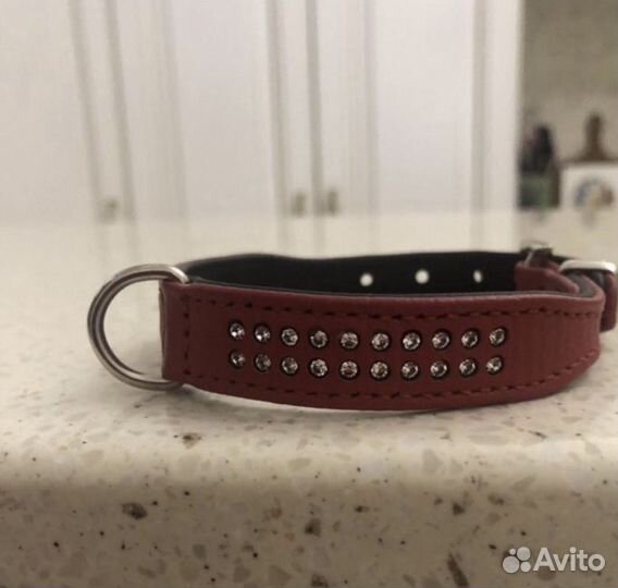 Ошейник hunter для собак мелких пород натур кожа