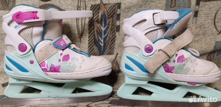 Коньки детские раздвижные 31-36