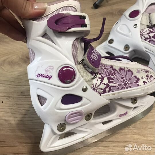 Коньки/ролики раздвижные 2 в 1