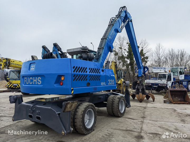 Грейферный погрузчик (перегружатель) FUCHS MHL 320, 2013