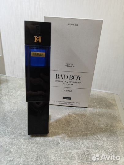 Carolina herrera bad boy cobalt elixir 100 мл