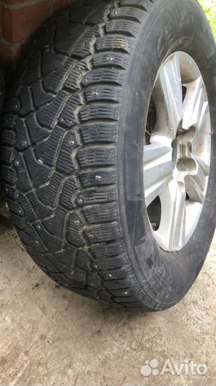 Диски toyota lc200 r18 оригинал с зимней резиной